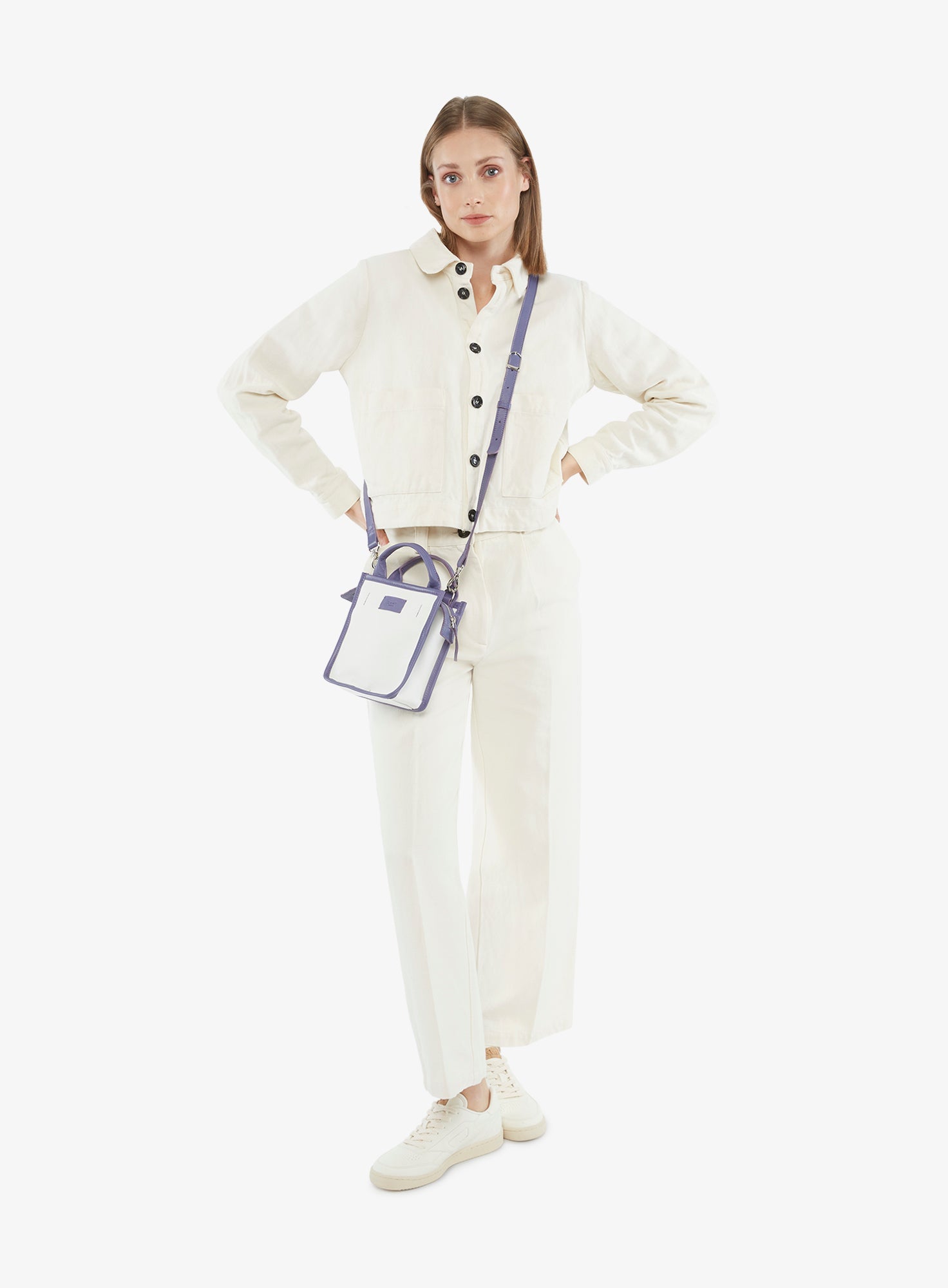 Crossbody Laukku Finchie Canvas Lavender