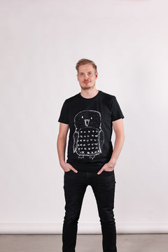 Miesten pöllöt-paita musta