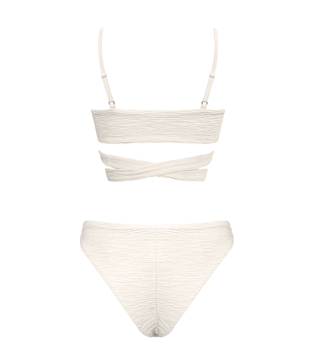 Jacquard Lin + Skyline Slim Bikini Set