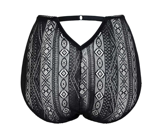 Darling Black High Briefs