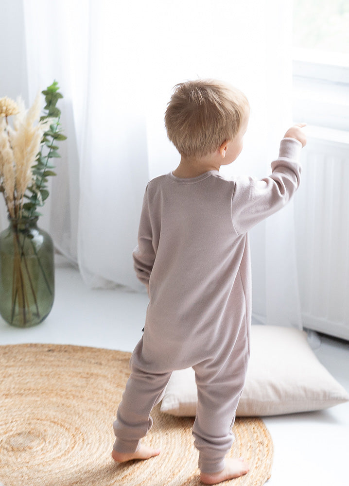 Merinovilla Lasten Haalari Nougat