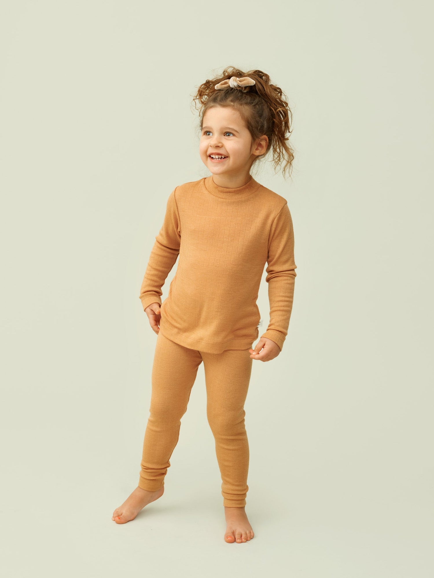 Lasten Biscuit Merinovillapaita Beige