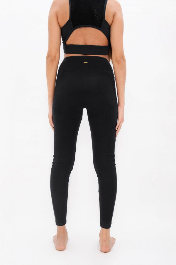 Munich MUC High Waisted Leggings Black Sand
