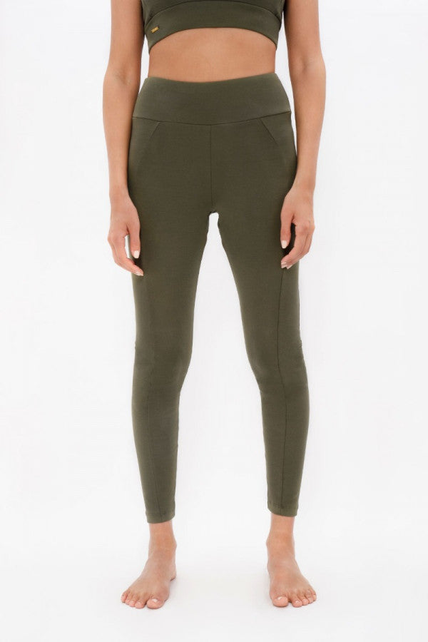 Munich MUC High Waisted Leggings Green Ash