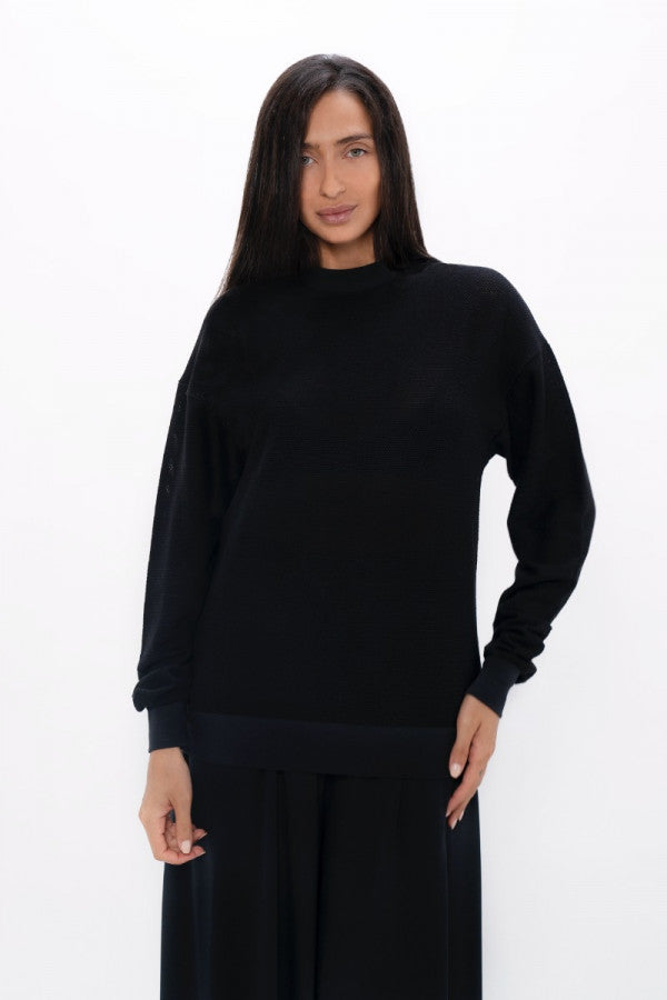 Philly PHL Cosy Sweater Black Sand
