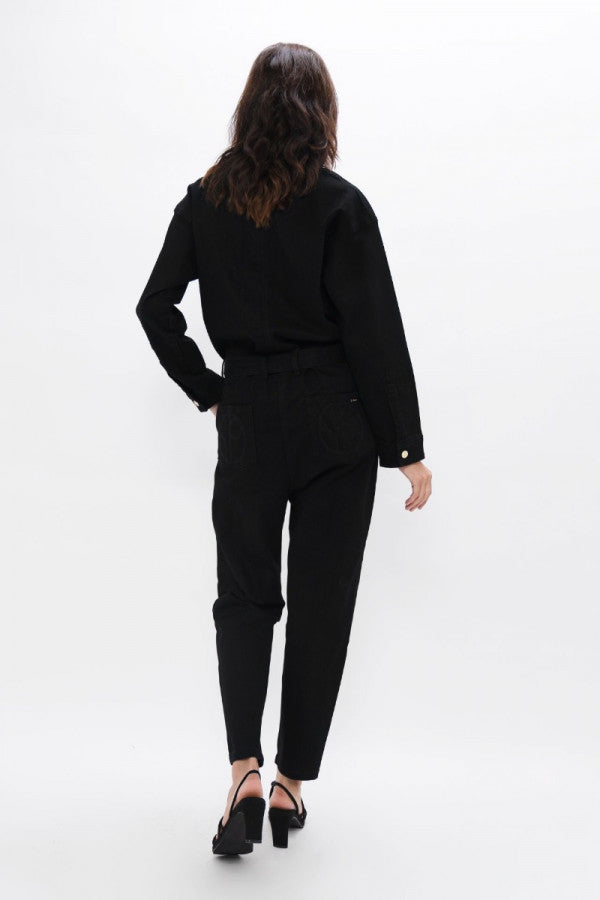 San Francisco SFO Denim Boilersuit Celeste