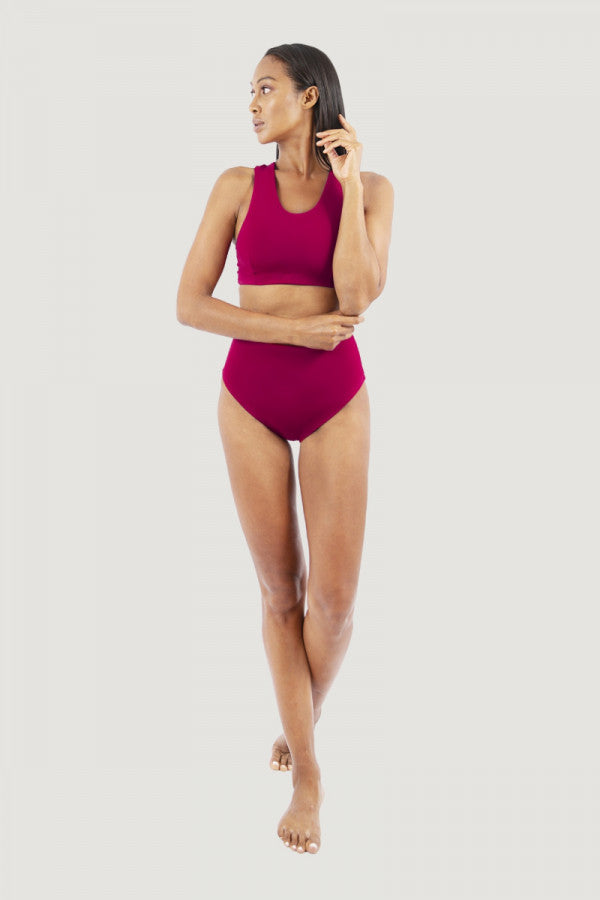 Syros JSY Two Piece Red Coral