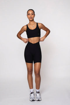 West Biker Shorts Black