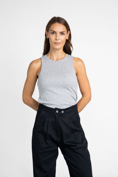 Double Layered Top Grey