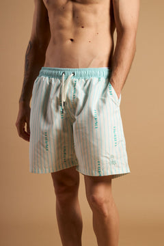 Men's Trendsplant X Antonyo Marest Hotel Del Sol Seaqual®Yarn Swim Short Foam White