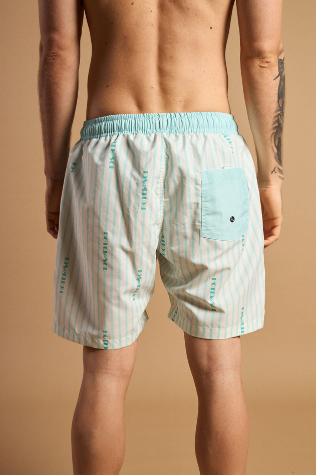 Men's Trendsplant X Antonyo Marest Hotel Del Sol Seaqual®Yarn Swim Short Foam White