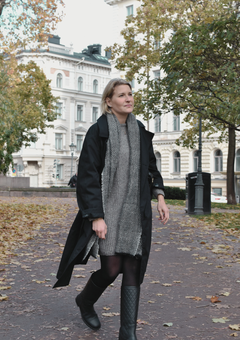 Anne Long Knit Grey
