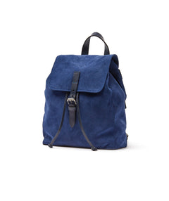 Leather Backpack Venice Collection Blue