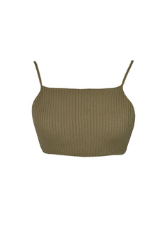 Aruba Backless Top Green