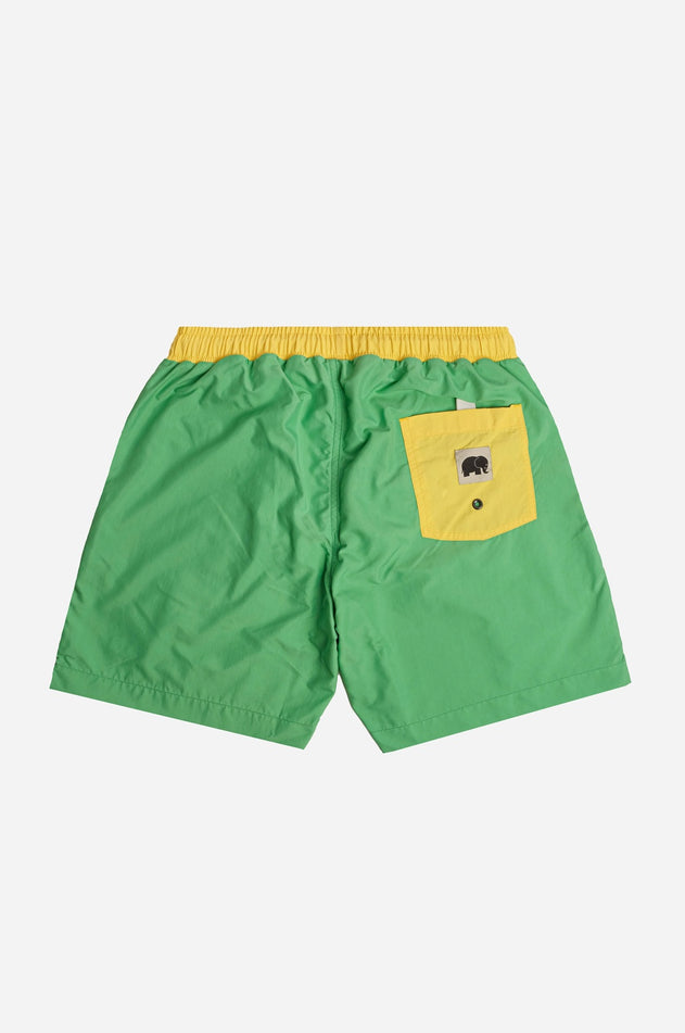 Color Block Q-Nova® Swim Trunks Spring Green