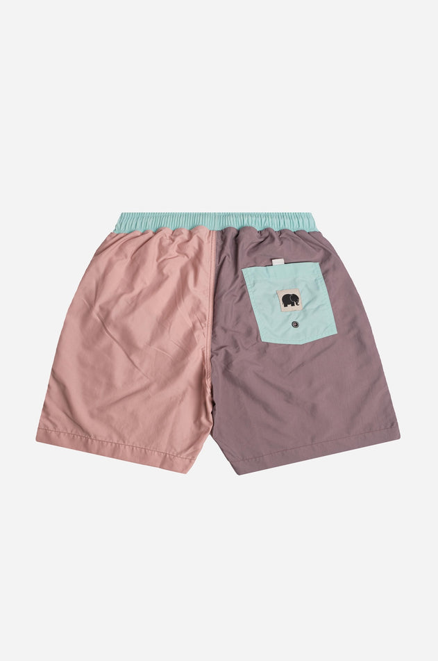 Color Block Q-Nova® Swim Trunks Mauve