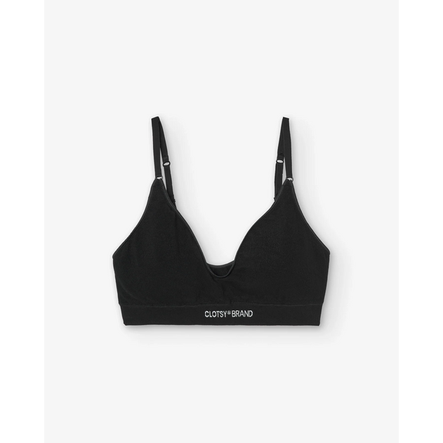 Clotsy Brand Bralette Black