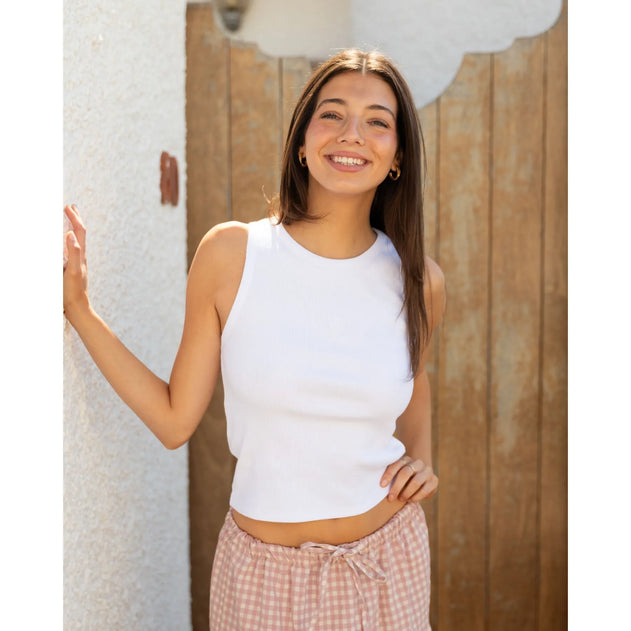 Breeze Skirt Pink Gingham