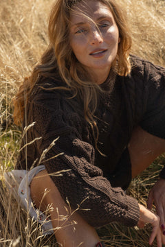 Salanida sweater, full outfit view