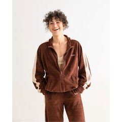 Ohne x Clotsy Unisex Track Jacket Brown