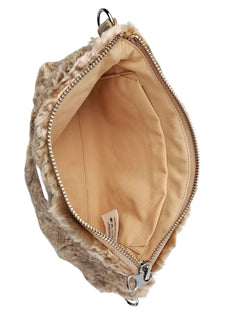 Pilvi Bag Faux Fur Beige