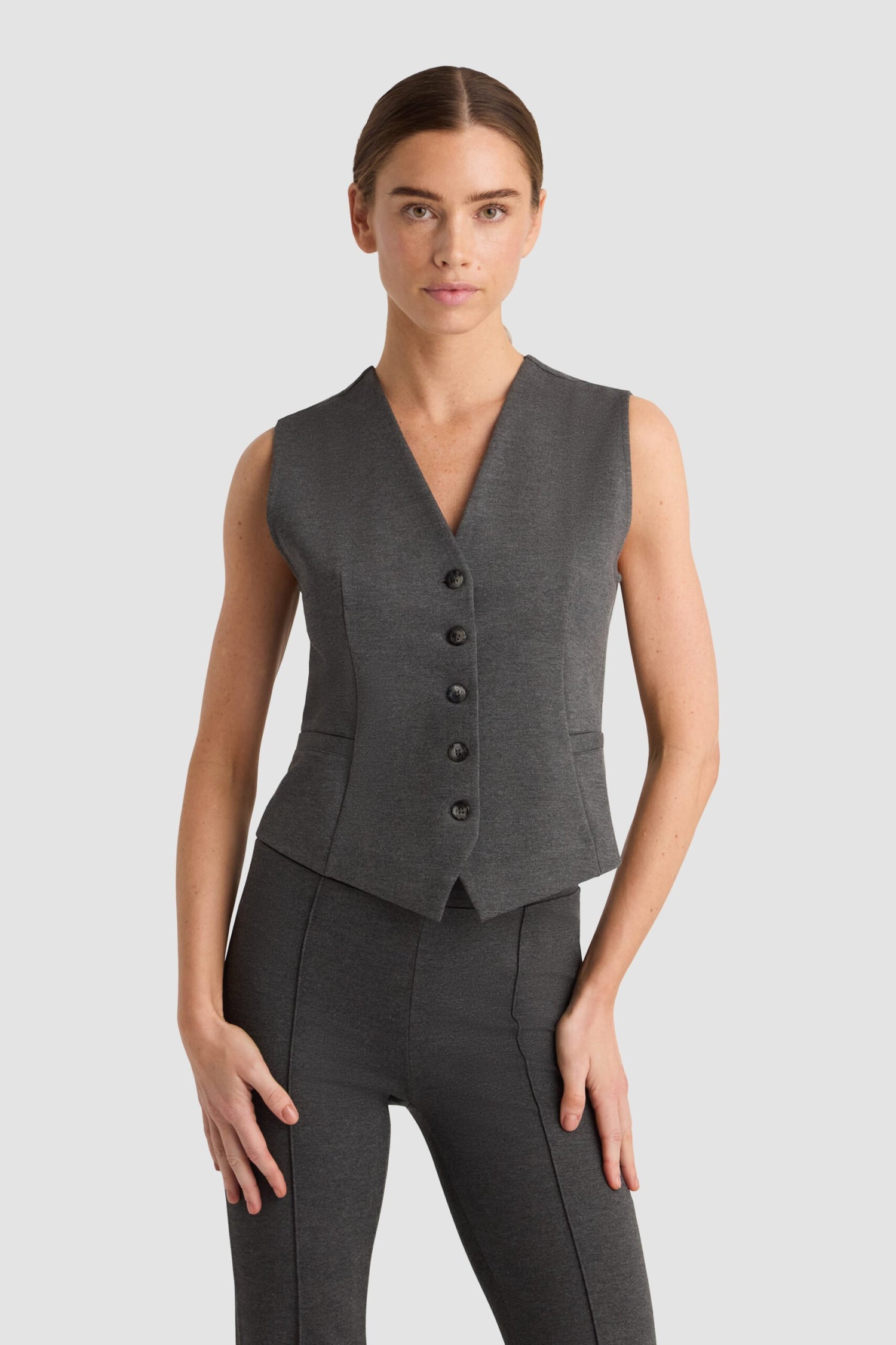 Courtney Vest Graphite Melange