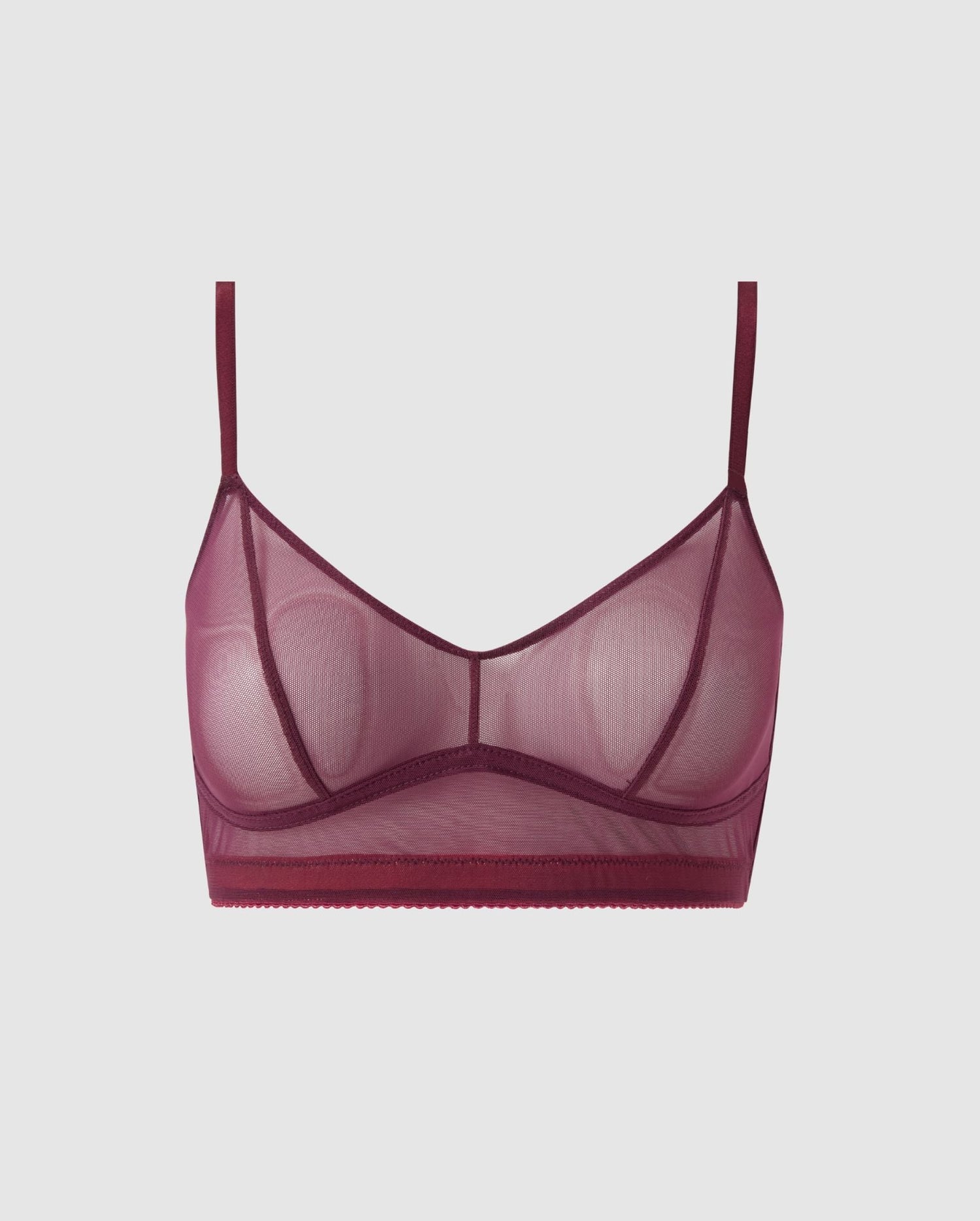 Mesh Balconette Cherry