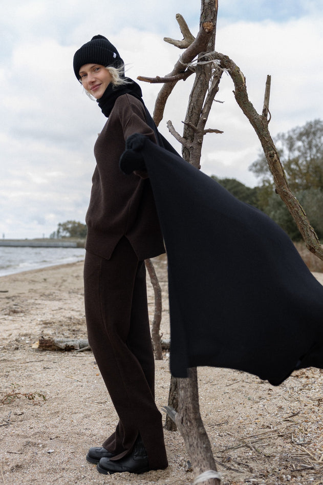 Ora Merino Pants Chocolate