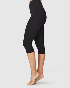 Elda Capri Leggings Black