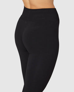 Elda Capri Leggings Black