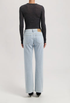 Carry Mid Straight Jeans Light Stone