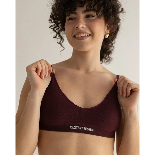 Clotsy Bralette Burgundy