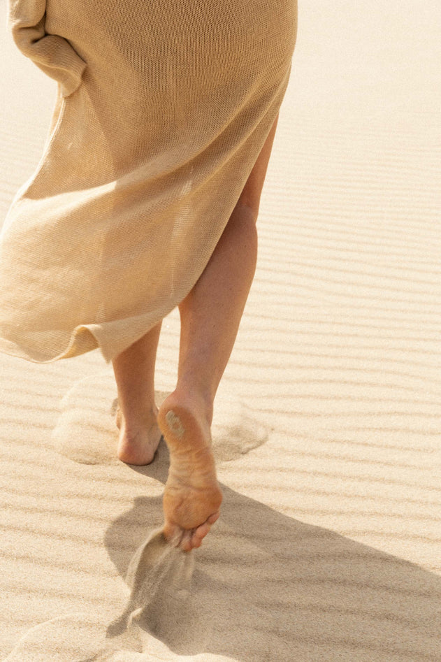 Mare Linen Long Dress Sand