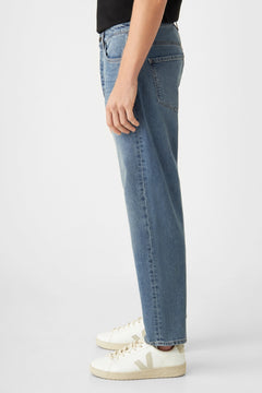 Rise Relaxed Tapered Basic Jeans Vintage Blue