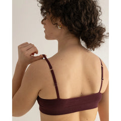 Clotsy Bralette Burgundy