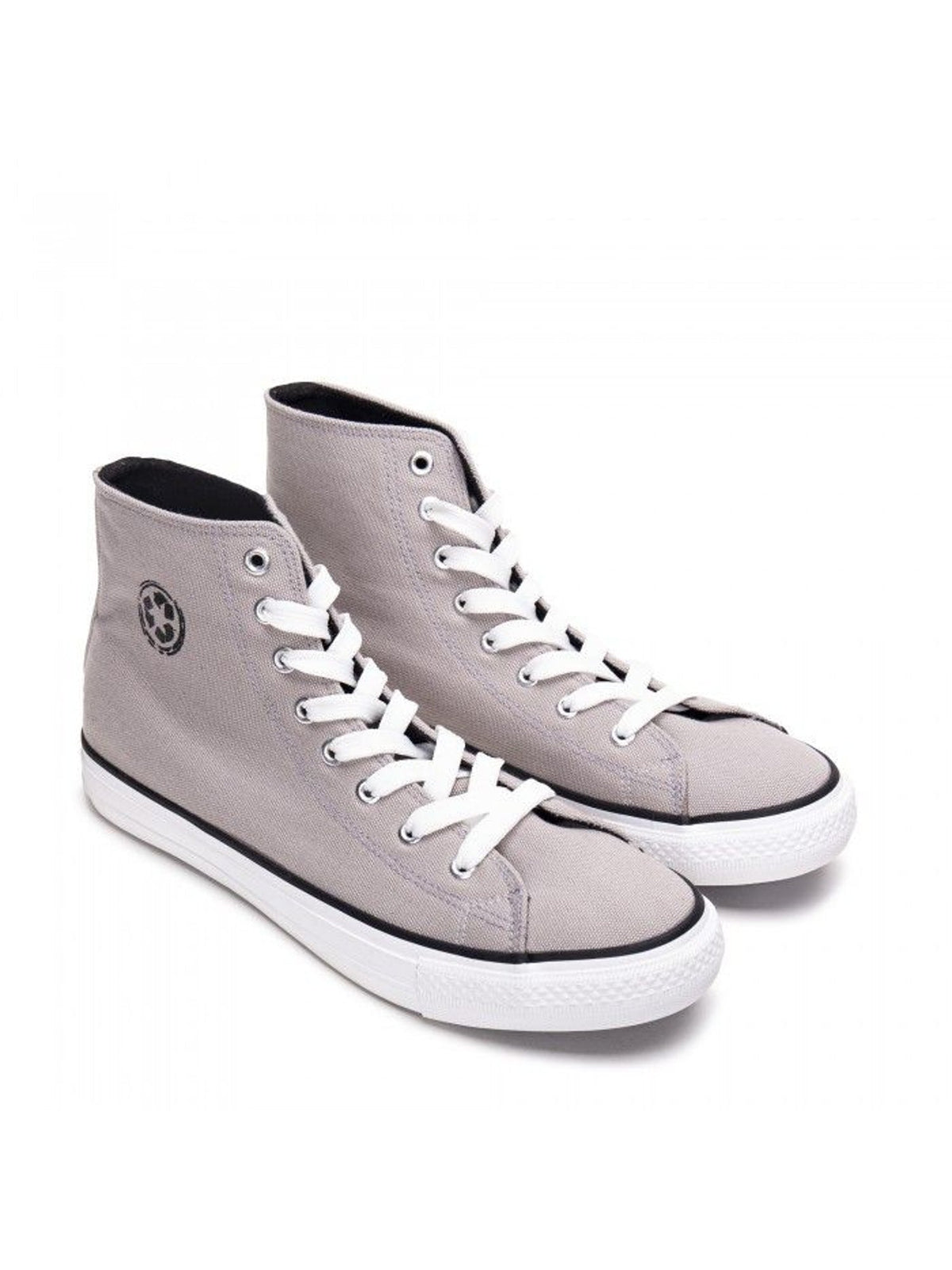 Redo Vegan Mid-Top Vulcanized Sneakers Grey