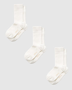 My Socks Bundle 3 Pairs White