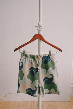 Kids' Wave Shorts Blue/Green