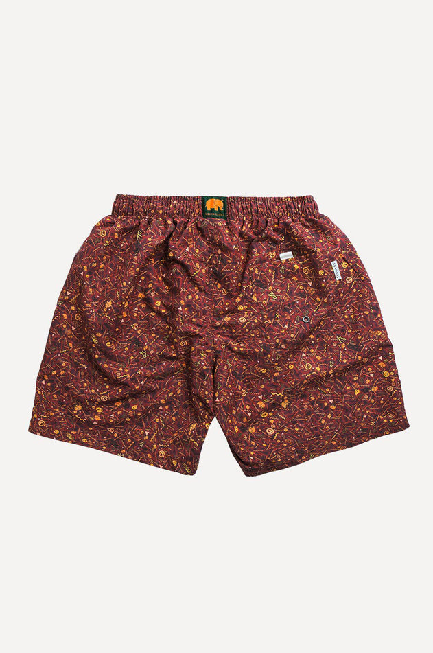 Dogtown SEAQUAL®YARN Swim Trunks Red