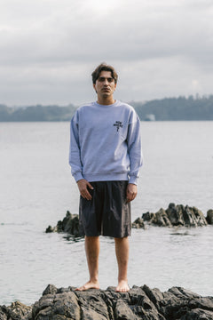 Now, where? Crewneck Grey