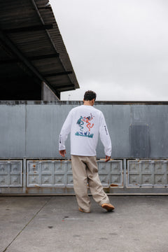 Battle Royale Long Sleeve T-Shirt White