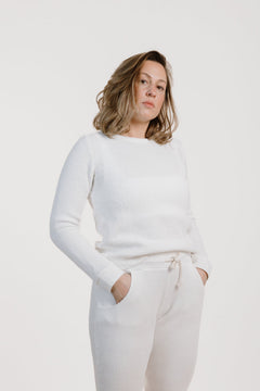 Kali Long Sleeve Top White