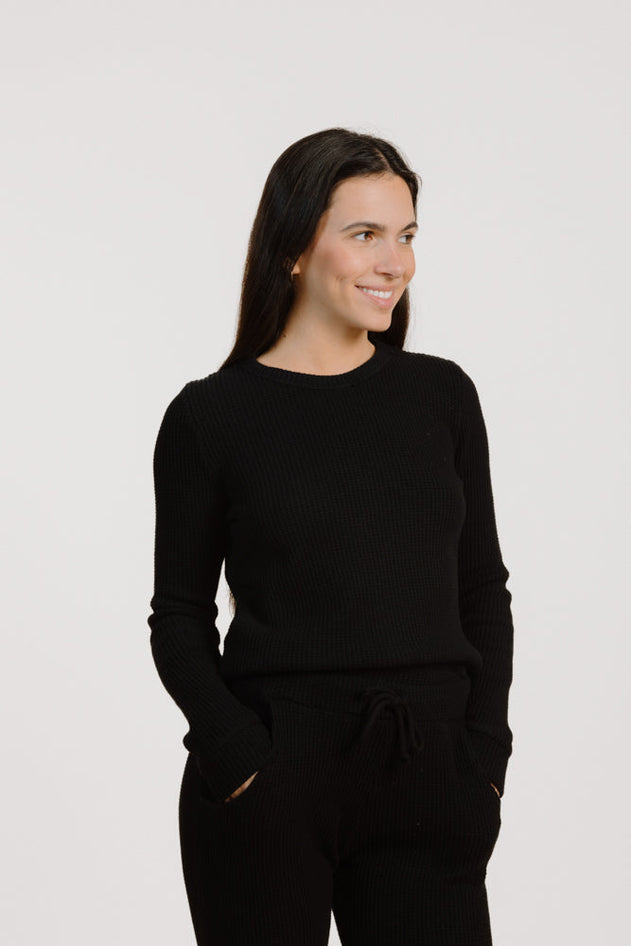 Kali Long Sleeve Top Black