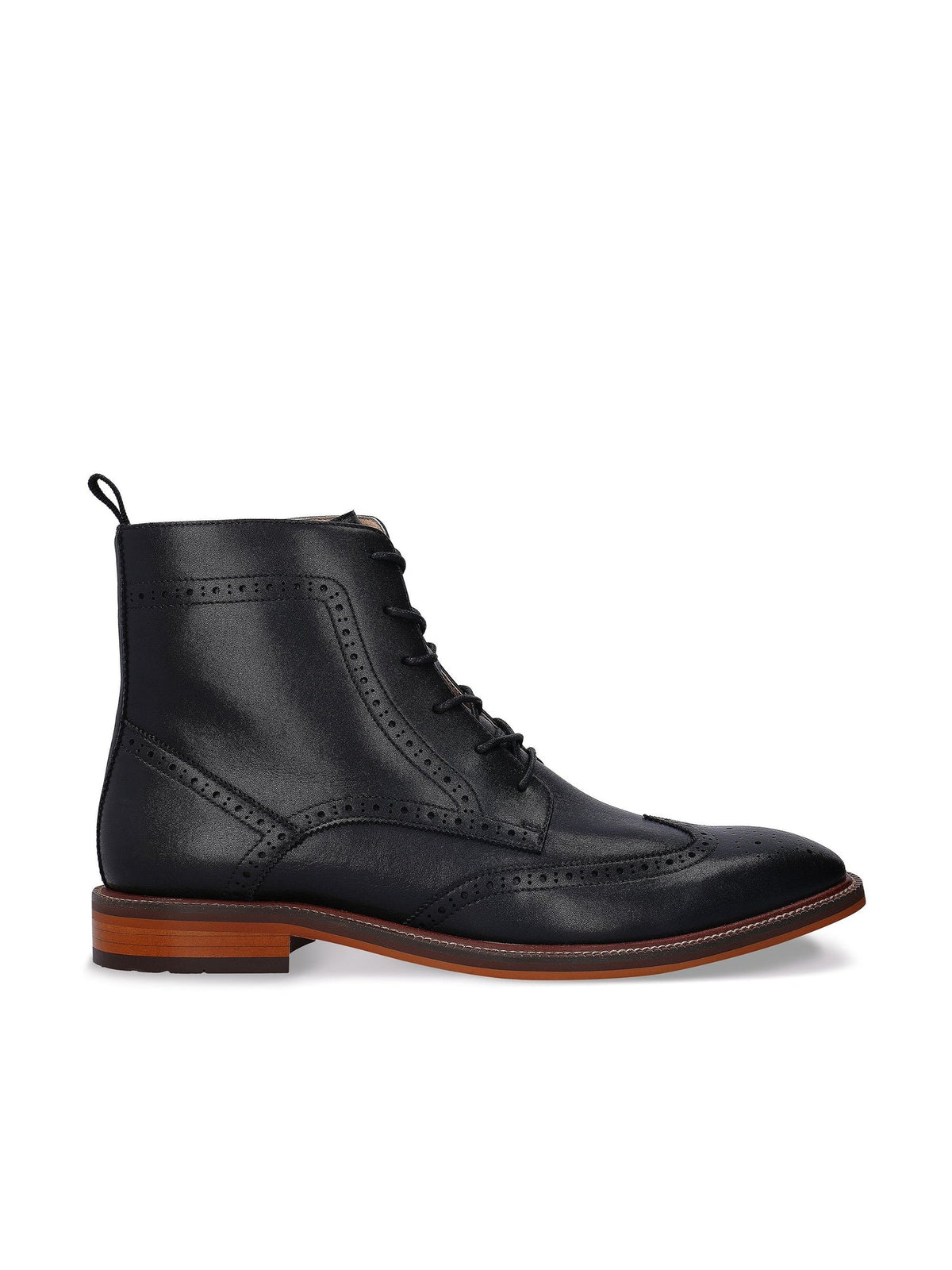 Chase Lace-Up Boots Black