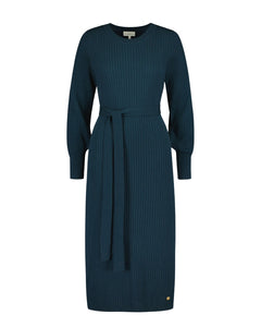Leona Merino Dress Teal Blue