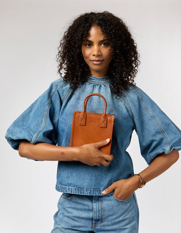 Jackie Mini Laukku Cognac