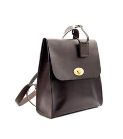 Leather Backpack Artist Collection Cuoio Dark Brown