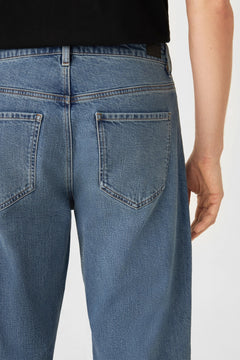 Rise Relaxed Tapered Basic Jeans Vintage Blue