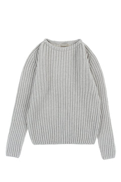 Nötö Merino Wool Sweater Light Grey