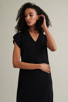 Vänö Merino Wool Dress Black